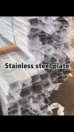 Rechteckige Form ASTM Standard Ess Origin 202 201 2205 2205 2507 904L 430 Material 600 g Spiegeloberfläche 0,65 mm 2 mm Dicke Nahtloses Edelstahlrohr