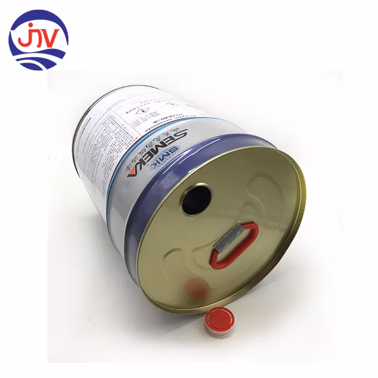 Weißblech-Eimer, rund, 18 l, leeres Metallfass für Farbbeschichtung